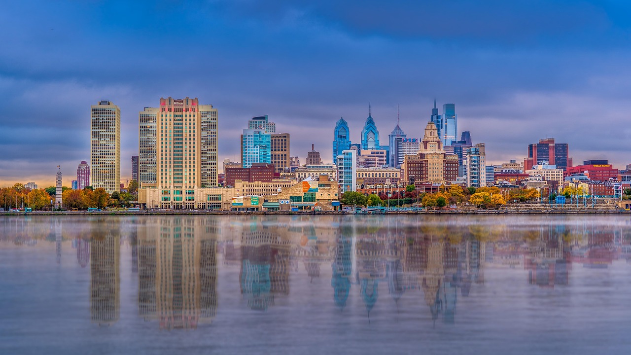 Fishtown street and buildings in Philadelphia